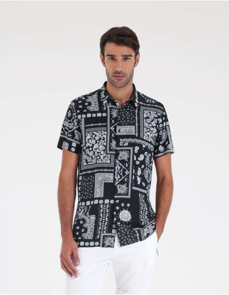 Abstract pattern shirt