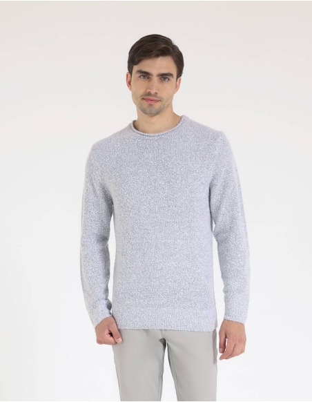 Bouclé effect pullover