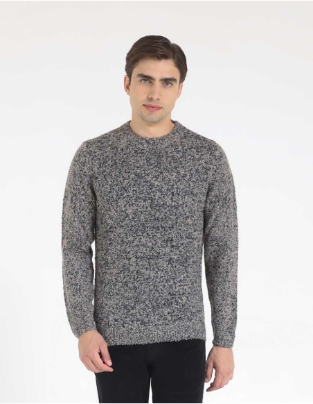 Bouclé effect pullover