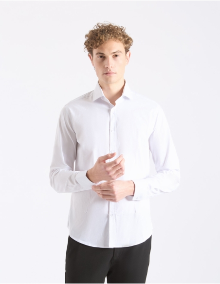 Camicia basic in cotone