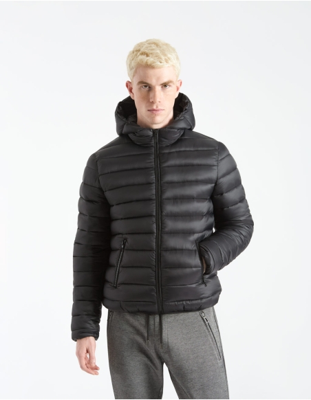 Padded jacket with hood