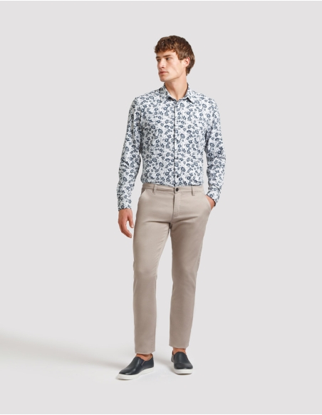 Cotton chino trousers